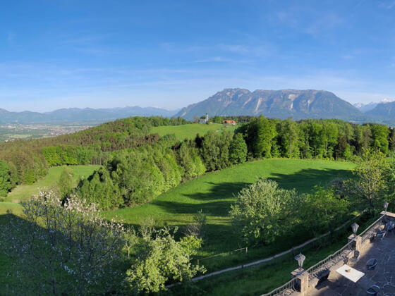 Blick von der Neubichler Alm zum Johannishögl