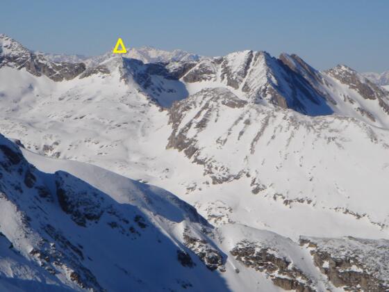 Kesselspitze und Silbereck, gesehen von der Seemannwand