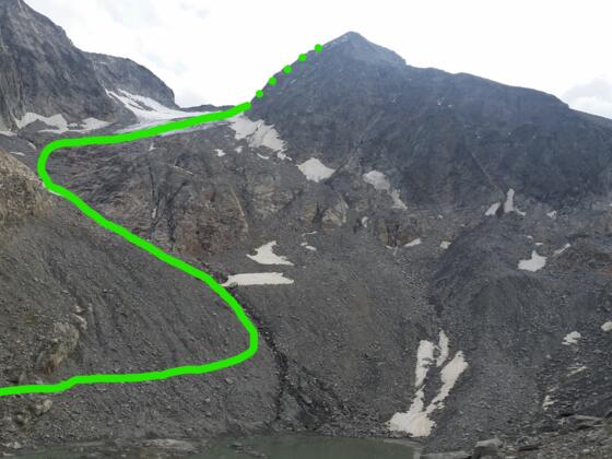 Aufstieg zur Wollbachspitze