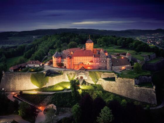 Die Festung Rosenberg in Kronach im Frankenwald