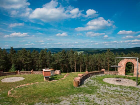 Ausblick von der Freizeitanlage