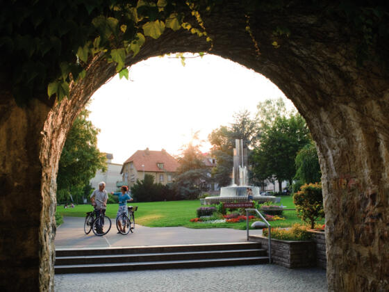 Unterwegs in Schweinfurt im Fränkischen Weinland