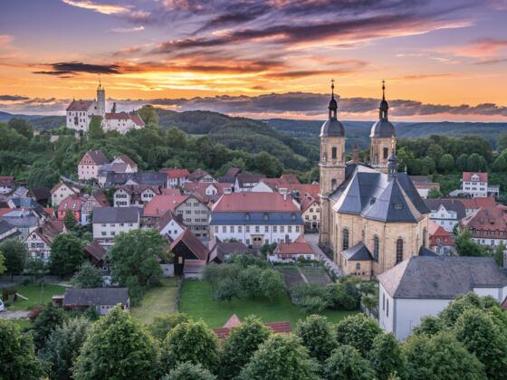Blick auf Gößweinstein in der Fränkischen Schweiz