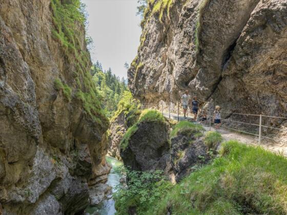Tiefenbachklamm Wanderung Familie