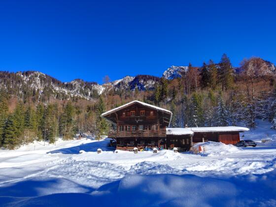 Berggasthaus Belckenau im Winter
