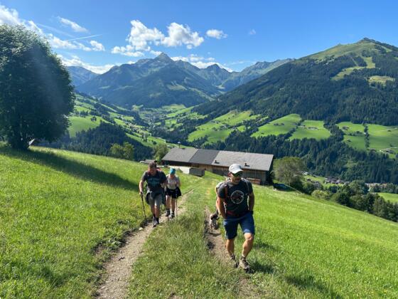 Aufstieg von Alpbach Dorf Richtung Hauser Joch
