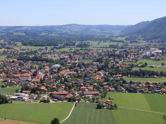 Aussicht von der Zeppelinhöhe