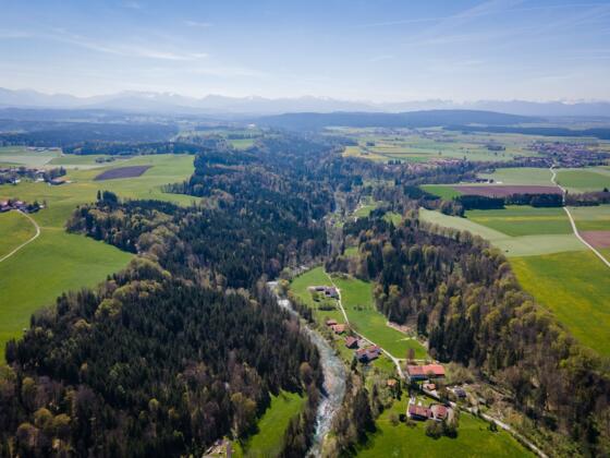 Mangfall und Berge