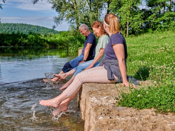 Rasten am Fluss