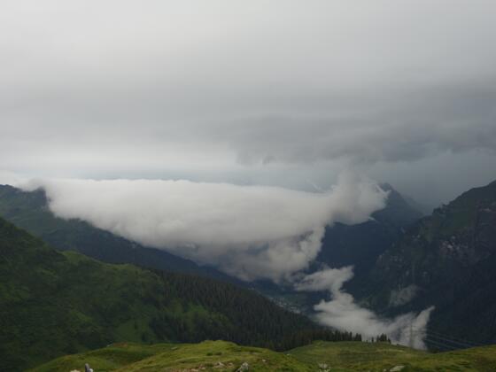 Regen und Gewitter
