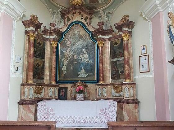 Antoniuskapelle Hagau innen