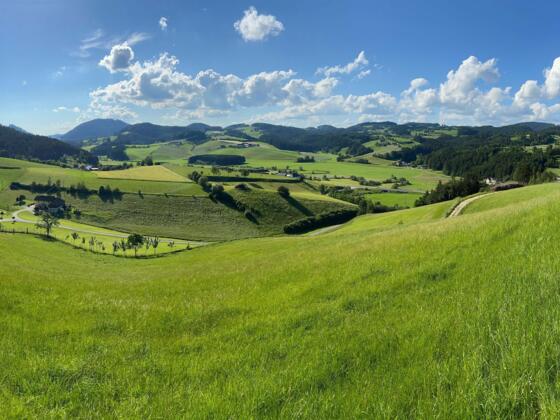 Ausblick Wohnmobilstellplatz Leitner