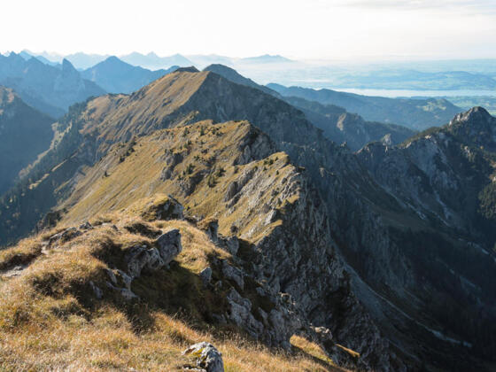 Bergtour - Große Klammspitze - Grat zum Feigenkopf