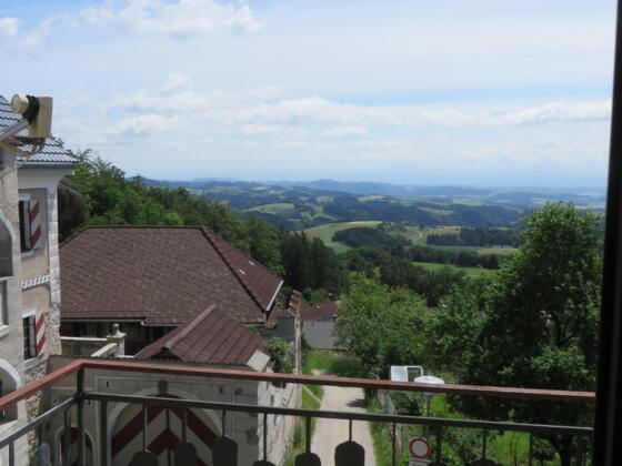 Aussicht vom Balkon