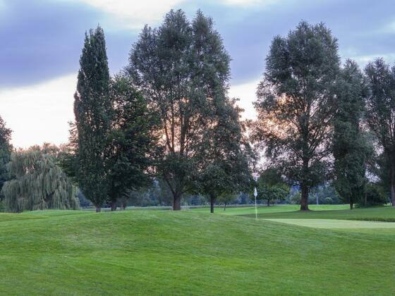 Ausblick zum Golfplatz