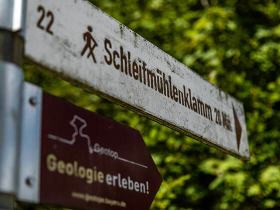 Zur Schleifmühklamm