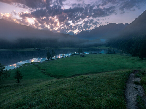 Der Ferchensee bei Mittenwald
