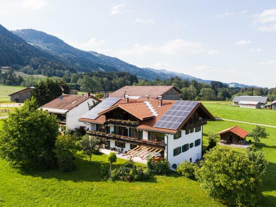 Der Fohlenhof Wenz von oben