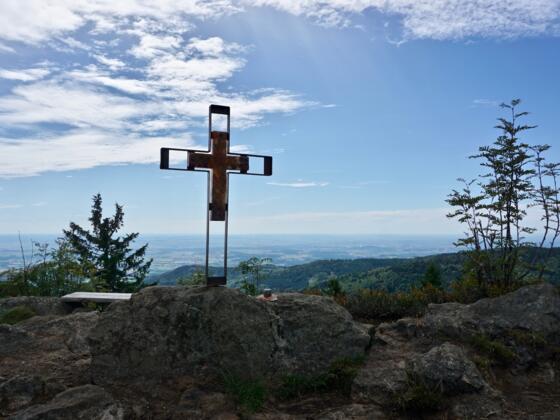 Klausensteingipfel mit Fernsicht nach Südwesten