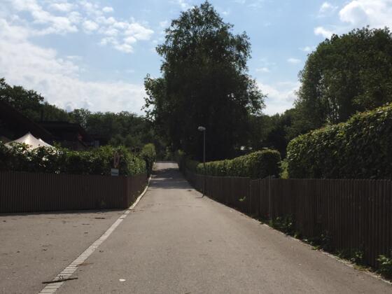 Steigung vom Ammersee Richtung  Inning