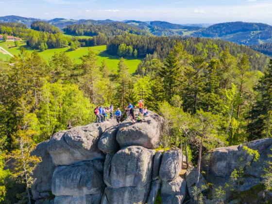 Herzogreitherfelsen in St. Leonhard bei Freistadt