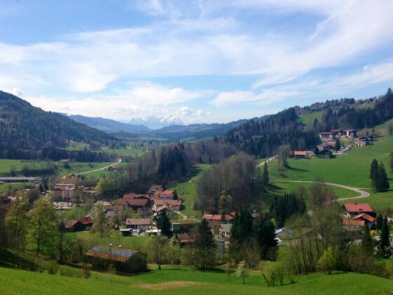 Blick auf Weißach