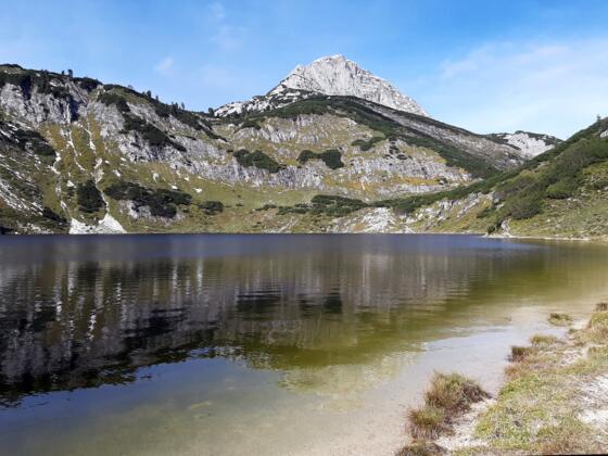 Rückblick zum Rinnerkogel (Paradeseite)