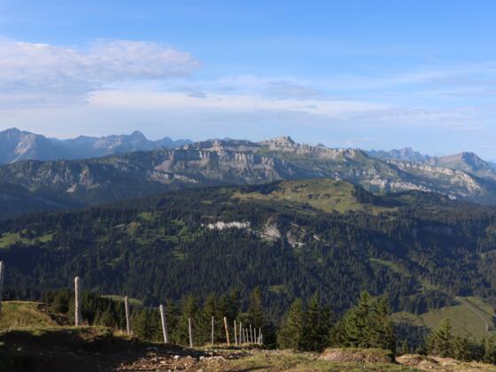 Ausblick Riedberger Horn