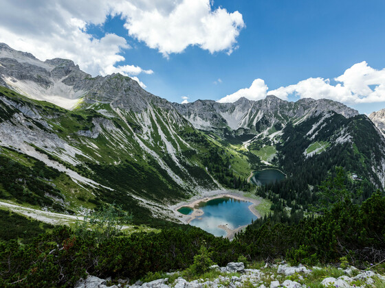 Bergseen (Soiernseen) von oben