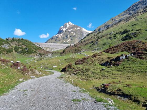 Shortly below the dam wall of Spullersee