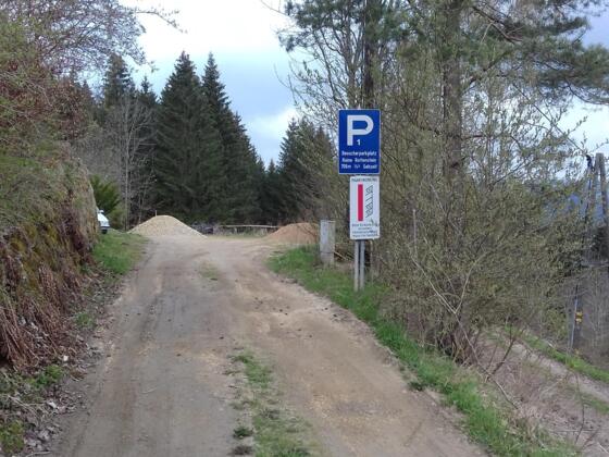 Ruine Ruttenstein - Besucherparkplatz 1