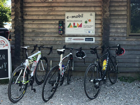 E-Bike Ladestation bei der Schutzhütte Ruttenstein