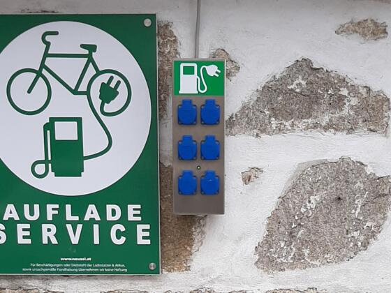 E-Bike Ladestation St. Leonhard bei Freistadt beim Gasthof Schwarz