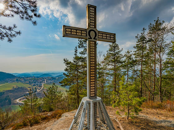 Gipfelkreuz am Haiderberg in St. Leonhard bei Freistadt