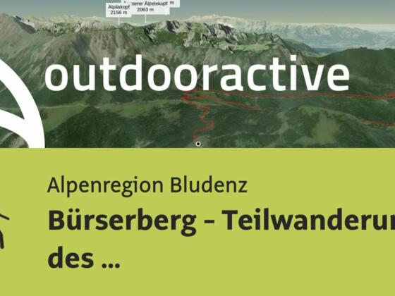 Wanderung in der Alpenregion Bludenz: Bürserberg - Teilwanderung des Furklahöhenwegs