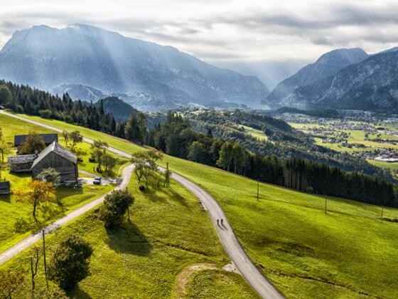 Panoramastraße Predigstuhl Abfahrt mit dem Gravel Bike