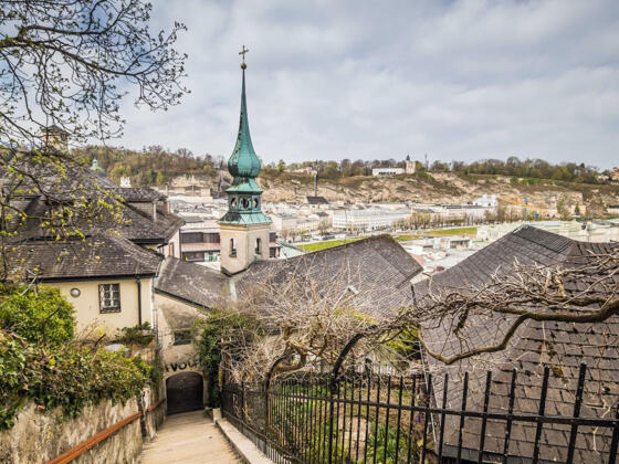 Blick auf Salzburg, Stadtwanderung