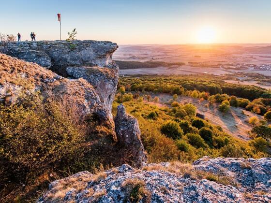 Sonnenuntergang auf dem Staffelberg