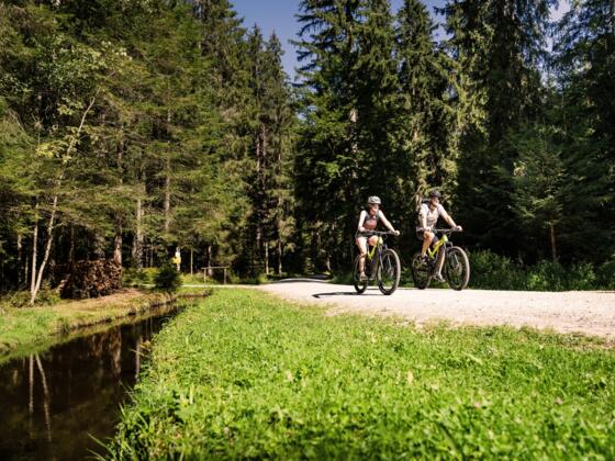 Mountainbiken Schwemmkanal