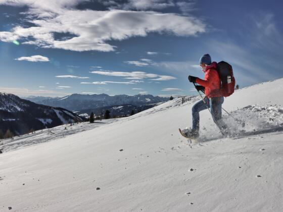 Tiefschnee auf der Blutigen Alm