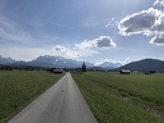 Blick bei Wallgau