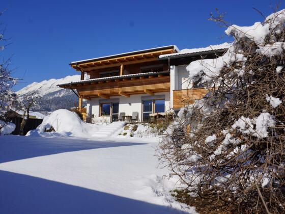 Haus Isser, Außenansicht Winter