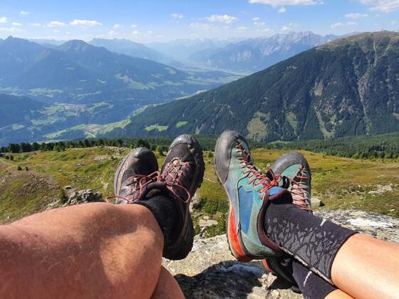 Ein sensationeller Rastplatz mit Blick ins Oberinntal.