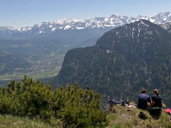 Auf dem Weg zum Brünstlkopf