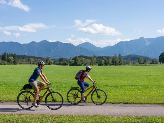 Radeln zwischen Bad Kohlgrub und Benediktbeuern