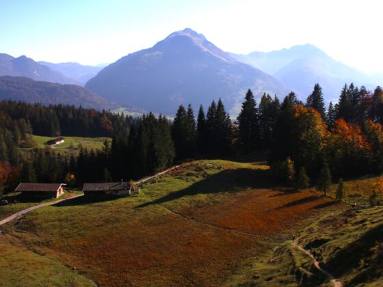 Blick auf die Ast zu Moosenhütte