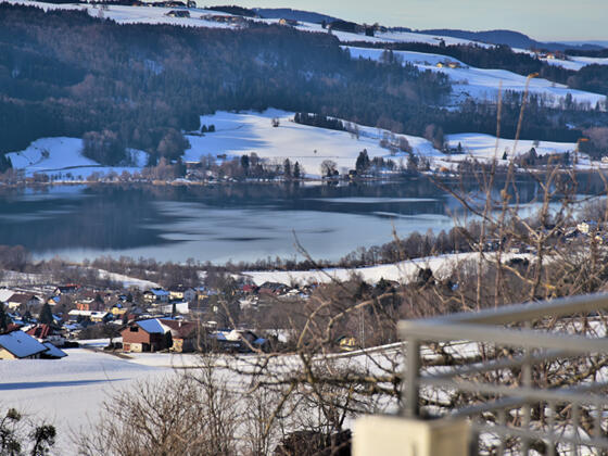 Terrassenblick im Winter