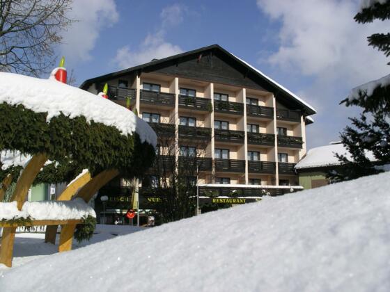 Hotel im Winter