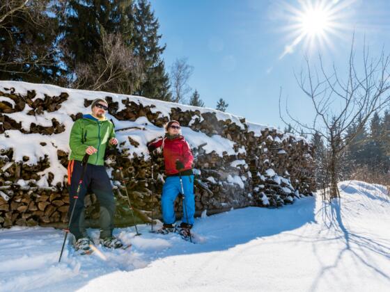 Schneeschuhwanderung im Mühlviertel