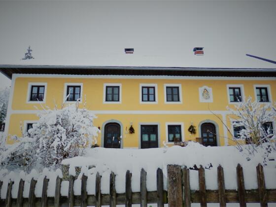 Unser Haus im Winter